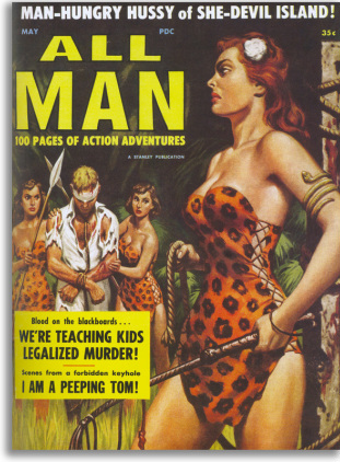 Cover of All Man magazine